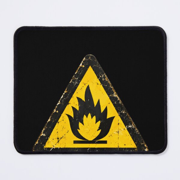 Item preview, Warning Highly Flammable Gases Safety Sign Hazard Industrial Chemical Fuel designed and sold by NightGlyph.