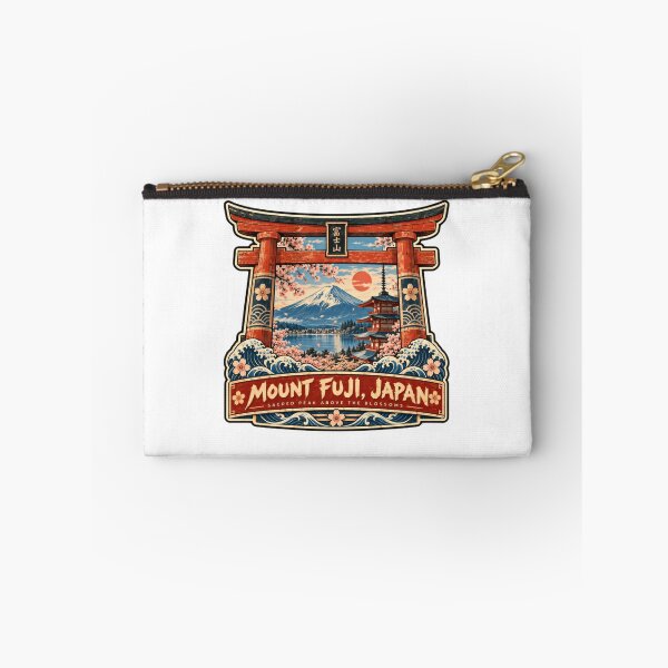 Item preview, Mount Fuji Japan Sacred Peak Above The Blossoms Japanese Travel Asia Tourism Landmark designed and sold by SkeletonsDanger.