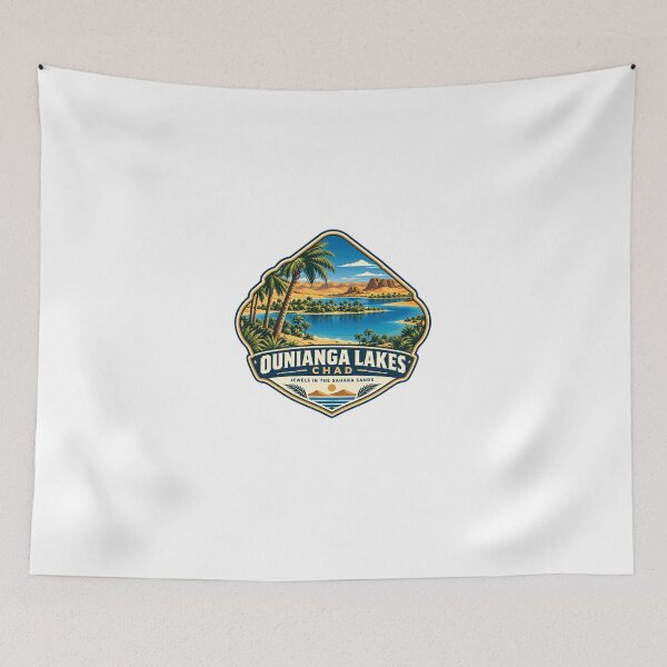 Item preview, Ounianga Lakes Chad Jewels In The Sahara Sands Travel Geography Explorer designed and sold by HumansStuck12.
