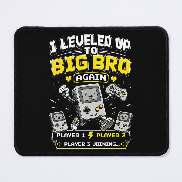 Item preview, i leveled up to big bro again gaming designed and sold by SketchDrSketch.