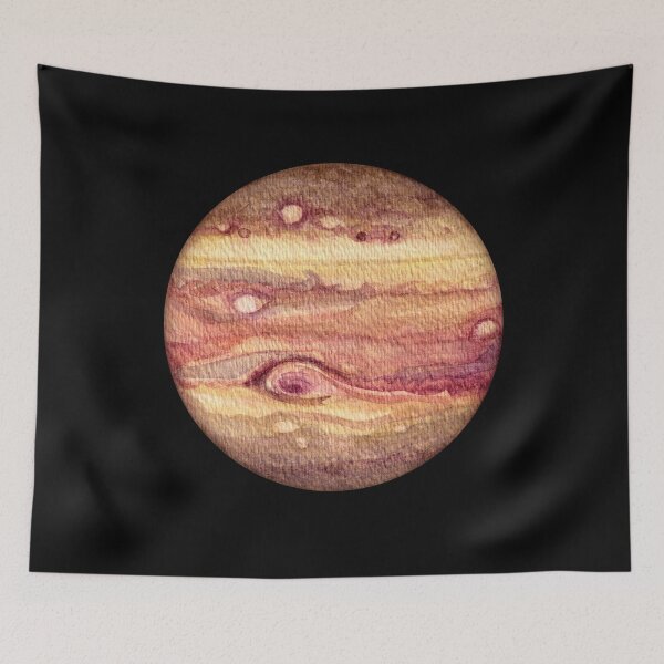 Artikelvorschau, Jupiter – Planeten-Aquarellmalerei entworfen und verkauft von DaydreamDept..