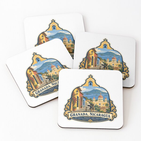 Item preview, Granada Nicaragua Colonial Streets And Volcanoes Travel Souvenir designed and sold by SkeletonsDanger.