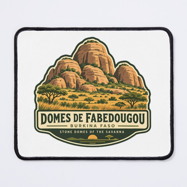 Item preview, Domes De Fabedougou Burkina Faso Stone Domes Of The Savanna African Travel Landmark designed and sold by HumansStuck12.