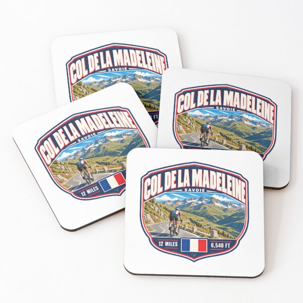 Item preview, Col de la Madeleine, Saboya, Subida en bicicleta, Ciclista de carretera, Alpes franceses, Souvenir designed and sold by RetroMini2026.