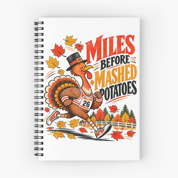 Artikelvorschau, Funny Thanksgiving Turkey Trot Miles Before Mashed Potatoes T-Shirt entworfen und verkauft von eBoy31.
