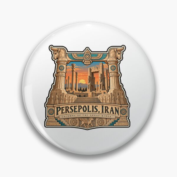 Item preview, Persepolis, Iran Columns Of The Great Kings Ancient History Persian Heritage Landmark designed and sold by SkeletonsDanger.