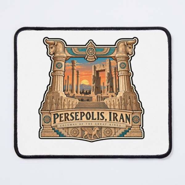 Item preview, Persepolis, Iran Columns Of The Great Kings Ancient History Persian Heritage Landmark designed and sold by SkeletonsDanger.