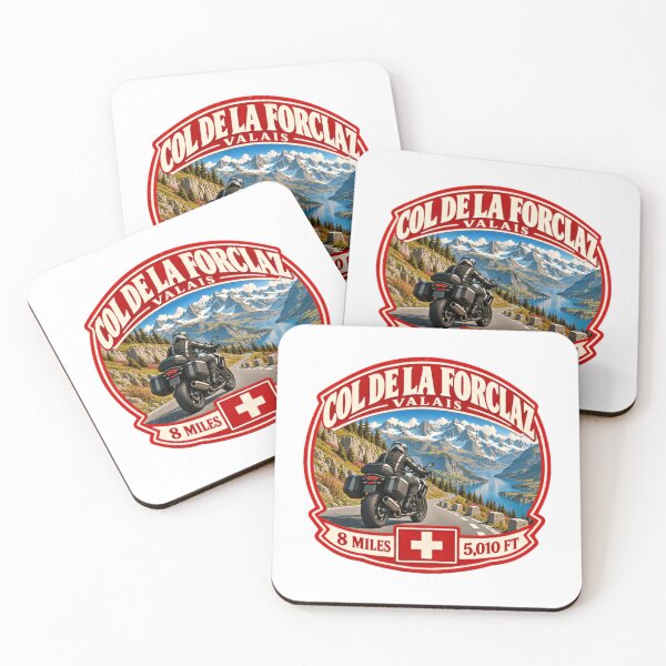 Item preview, Col De La Forclaz Valais Motorcycling Rider Switzerland Alps Pass designed and sold by RetroMini2026.