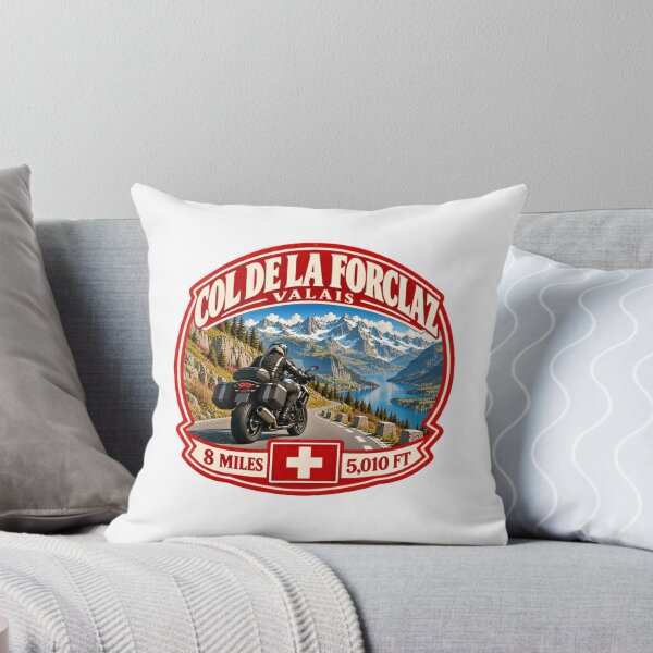 Item preview, Col De La Forclaz Valais Motorcycling Rider Switzerland Alps Pass designed and sold by RetroMini2026.