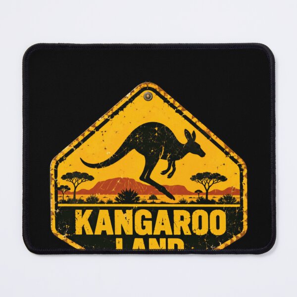 Item preview, Kangaroo Land Australian Wildlife Lover designed and sold by NightGlyph.