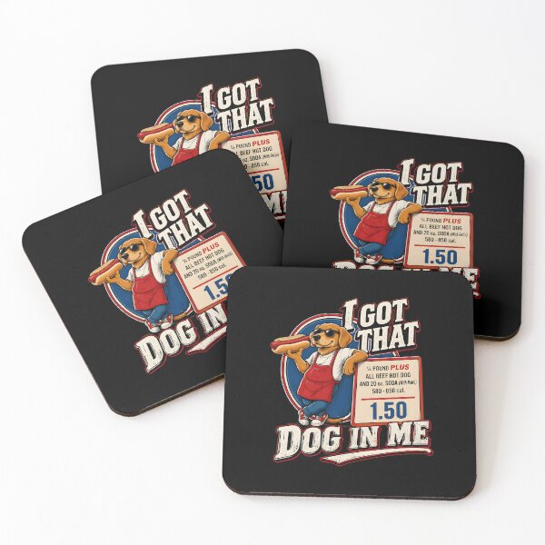 Item preview, i got that dog in me funny hot dog meal deal designed and sold by SketchDrSketch.