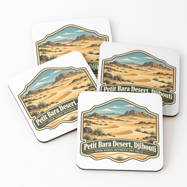 Item preview, Petit Bara Desert, Djibouti Open Sands Between Dry Hills Travel Explorer Souvenir designed and sold by HumansStuck12.
