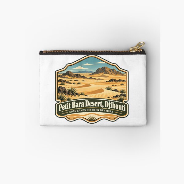 Item preview, Petit Bara Desert, Djibouti Open Sands Between Dry Hills Travel Explorer Souvenir designed and sold by HumansStuck12.