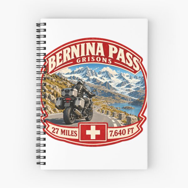 Item preview, Bernina Pass Grisons Motorcycle Travel Swiss Alps Rider designed and sold by Simsimah26Parks.