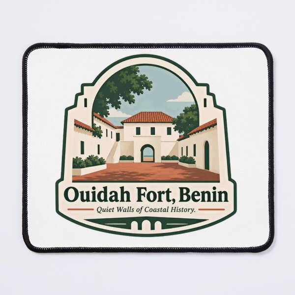 Item preview, Ouidah Fort Benin Quiet Walls Of Coastal History African Travel Landmark designed and sold by HumansStuck12.