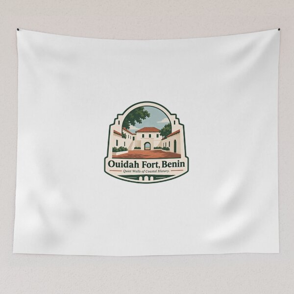 Item preview, Ouidah Fort Benin Quiet Walls Of Coastal History African Travel Landmark designed and sold by HumansStuck12.