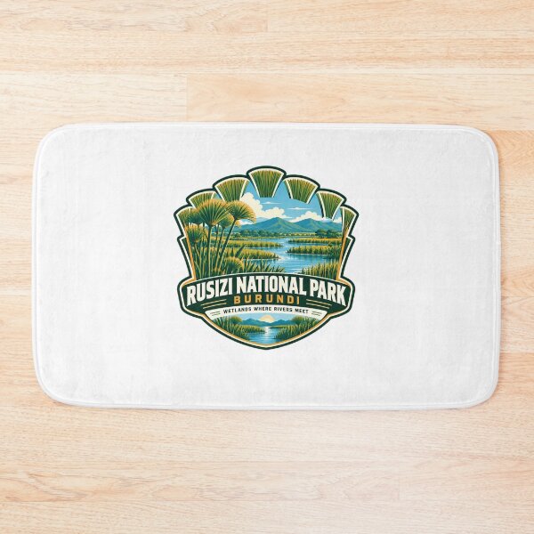 Item preview, Rusizi National Park Burundi Wetlands Where Rivers Meet African Travel Explorer designed and sold by SkeletonsDanger.