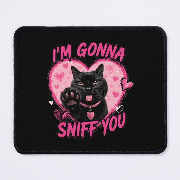 Item preview, i'm gonna sniff you cat meme brainrot memes internet memes designed and sold by SketchDrSketch.