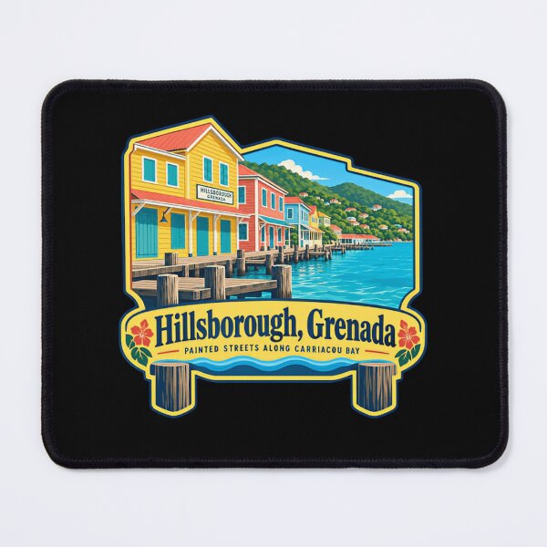 Item preview, Hillsborough Grenada Carriacou Bay Travel Vacation Souvenir designed and sold by JonesFlora2025.