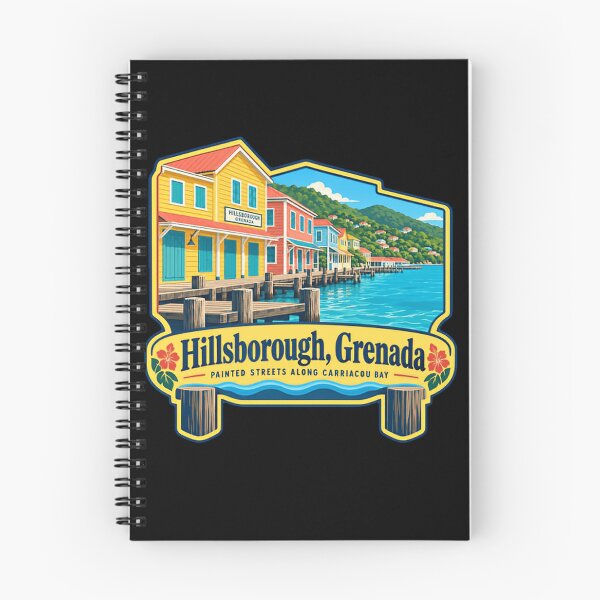 Item preview, Hillsborough Grenada Carriacou Bay Travel Vacation Souvenir designed and sold by JonesFlora2025.