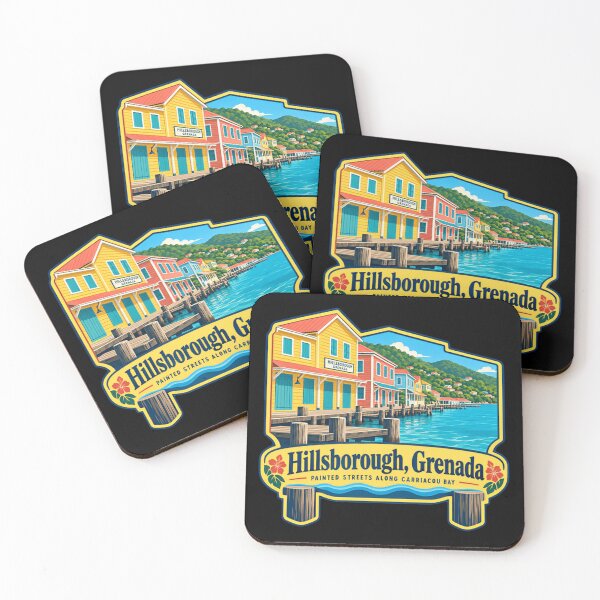 Item preview, Hillsborough Grenada Carriacou Bay Travel Vacation Souvenir designed and sold by JonesFlora2025.