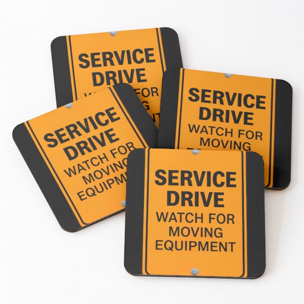 Item preview, Service Drive Watch For Moving Equipment Industrial Workplace Safety Operator designed and sold by NightGlyph.