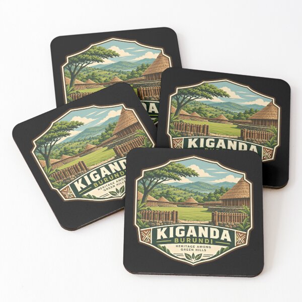 Item preview, Kiganda Burundi Heritage Among Green Hills Burundian African Travel designed and sold by JonesFlora2025.