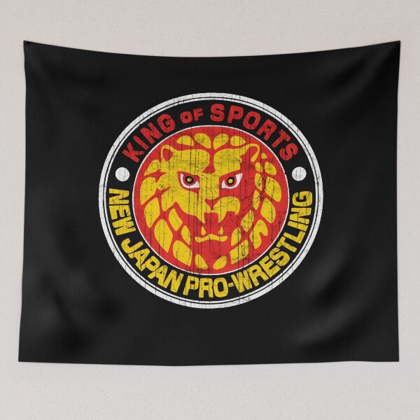 Item preview, King Of Sports New Japan Pro-Wrestling Lion Mark Logo designed and sold by noahbrad.