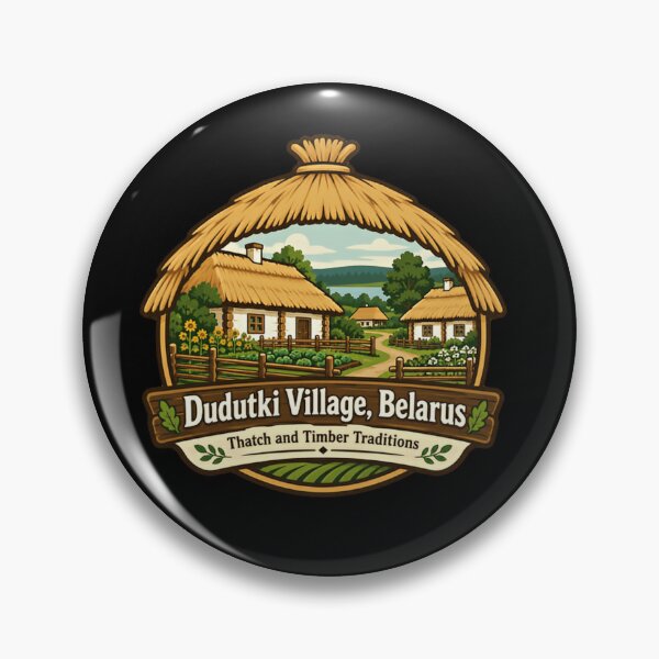 Item preview, Dudutki Village, Belarus Thatch And Timber Traditions Belarusian Heritage Travel Souvenir designed and sold by JonesFlora2025.