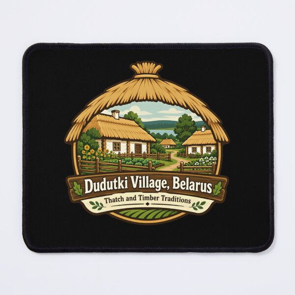 Item preview, Dudutki Village, Belarus Thatch And Timber Traditions Belarusian Heritage Travel Souvenir designed and sold by JonesFlora2025.