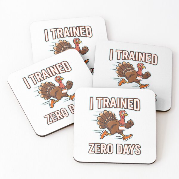 Item preview, Entrené cero días, divertida camiseta sin mangas de corredor de la carrera de pavo designed and sold by MixyMugs.