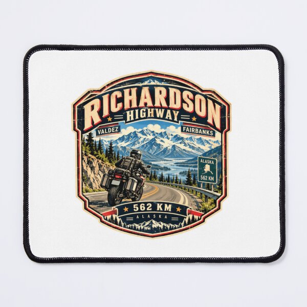 Item preview, Richardson Highway Valdez Fairbanks Alaska Motorcycle Touring designed and sold by Simsimah26Parks.