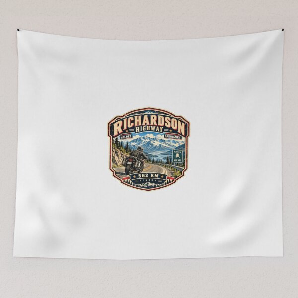 Item preview, Richardson Highway Valdez Fairbanks Alaska Motorcycle Touring designed and sold by Simsimah26Parks.