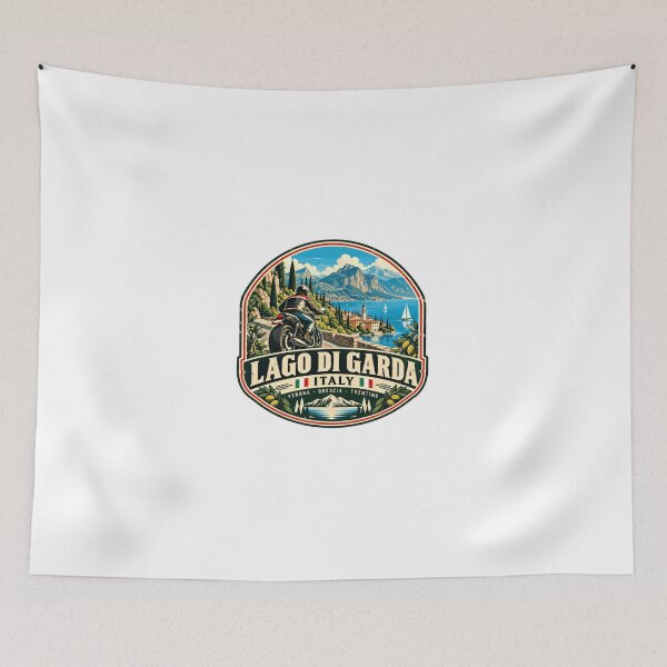 Item preview, Lago Di Garda Italy Motorcycle Travel Verona Brescia Trentino designed and sold by Simsimah26Parks.