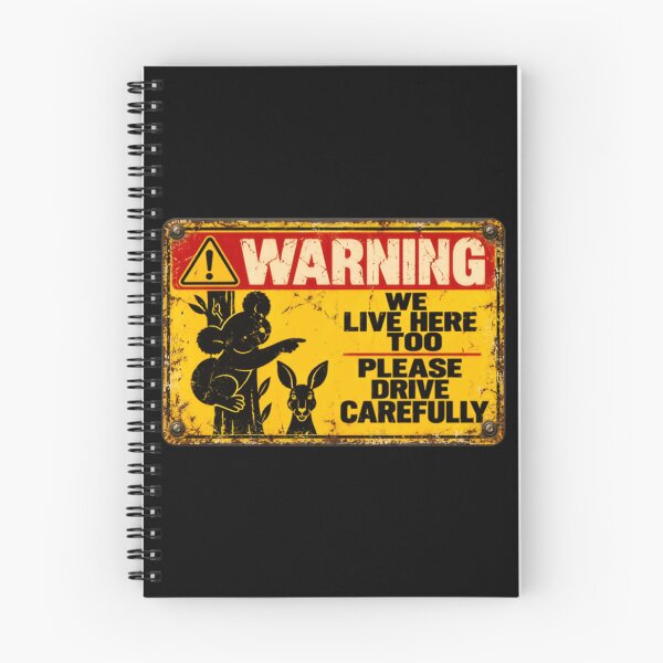 Item preview, Warning We Live Here Too Please Drive Carefully Wildlife Safety Driver designed and sold by NightGlyph.