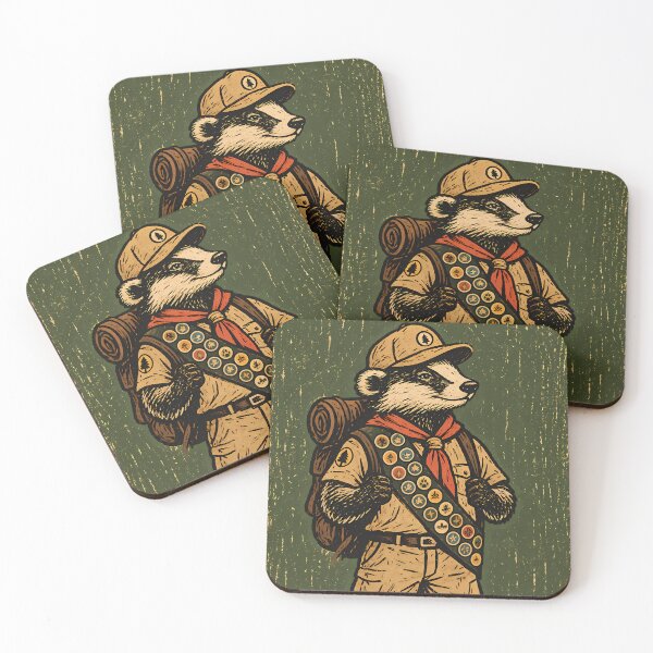 Item preview, Boy Scout Badger – Funny Animal Pun, Scout Humor designed and sold by Douglystuff.