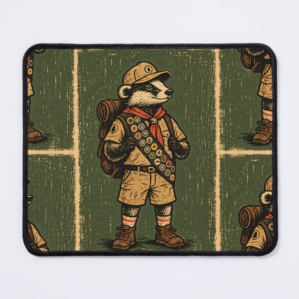 Item preview, Boy Scout Badger – Funny Animal Pun, Scout Humor designed and sold by Douglystuff.