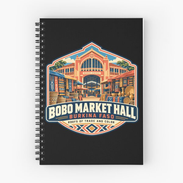 Item preview, Bobo Market Hall Burkina Faso Marche Central African Travel Souvenir designed and sold by JonesFlora2025.