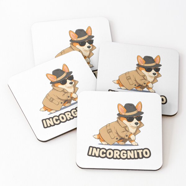 Item preview, incorgnito corgi dog sunglasses funny pet lover designed and sold by SketchDrSketch.