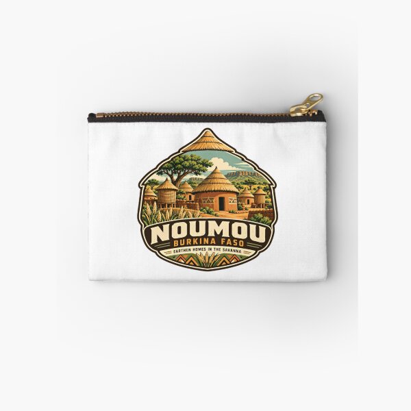 Item preview, Noumou Burkina Faso Earthen Homes In The Savanna African Culture Travel Geography designed and sold by NeedForParks.