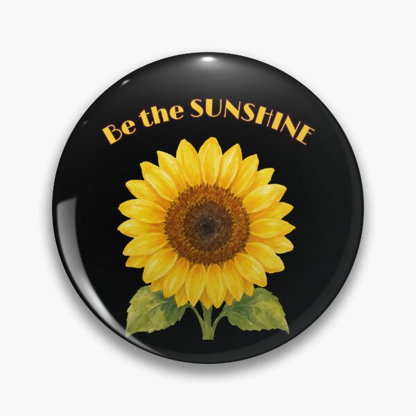 Artikelvorschau, Niedliche Sonnenblume – Sei die Sonne – Inspirierendes Zitat über die gelbe Sonnenblume entworfen und verkauft von SunMoonPeace.
