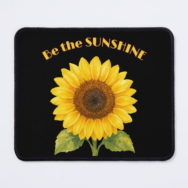 Item preview, Cute Sunflower Be The Sunshine Inspirational Yellow Sunflower Quote designed and sold by SunMoonPeace.