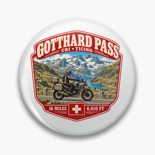 Artikelvorschau, Gotthardpass Uri Tessin Schweiz Motorradabenteuerreise entworfen und verkauft von Simsimah26Parks.