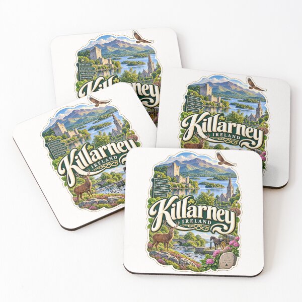 Artikelvorschau, Killarney, Irland, Ross Castle Lakes und Kerry Nationalpark entworfen und verkauft von Places On Earth.