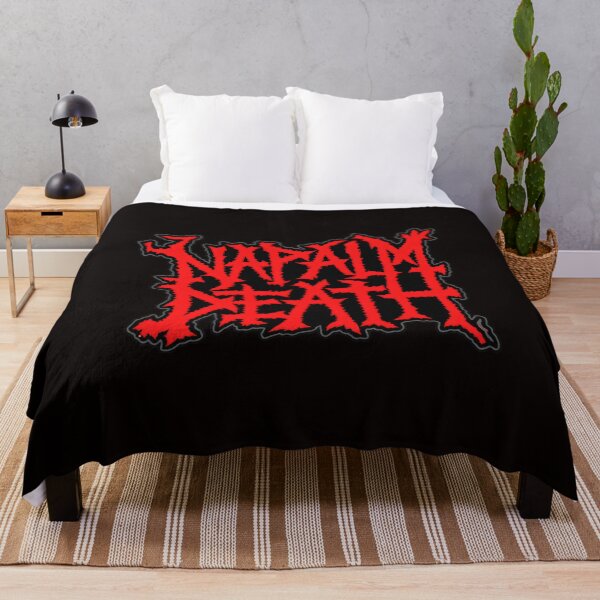 Artikelvorschau, Napalm Death Distorted Red Logo entworfen und verkauft von theleftyworks.