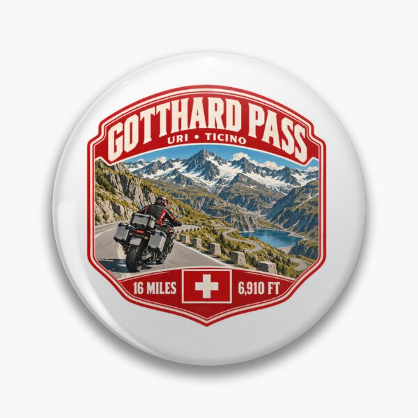 Item preview, Gotthard Pass Uri Ticino Switzerland Motorcycling Road Trip designed and sold by Simsimah26Parks.