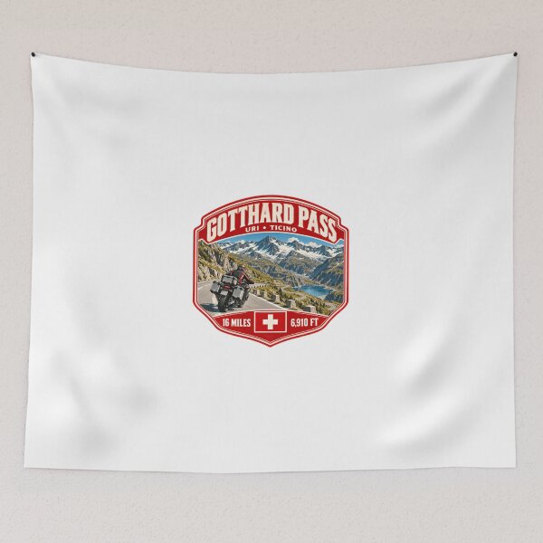 Item preview, Gotthard Pass Uri Ticino Switzerland Motorcycling Road Trip designed and sold by Simsimah26Parks.