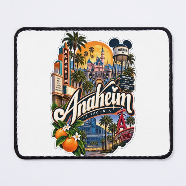 Item preview, Anaheim California Disneyland Resort Angel Stadium and Orange County designed and sold by Places On Earth.