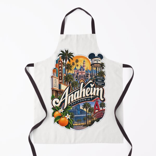 Artikelvorschau, Anaheim, Kalifornien, Disneyland Resort, Angel Stadium und Orange County entworfen und verkauft von Places On Earth.
