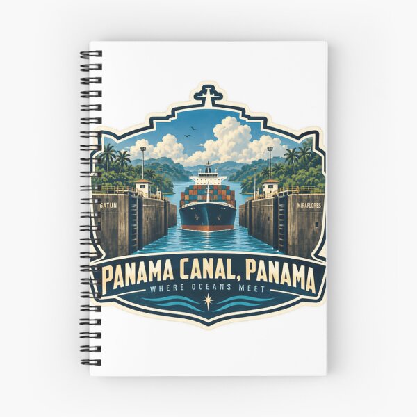 Item preview, Panama Canal, Panama Where Oceans Meet Global Travel Destination designed and sold by HumansStuck12.